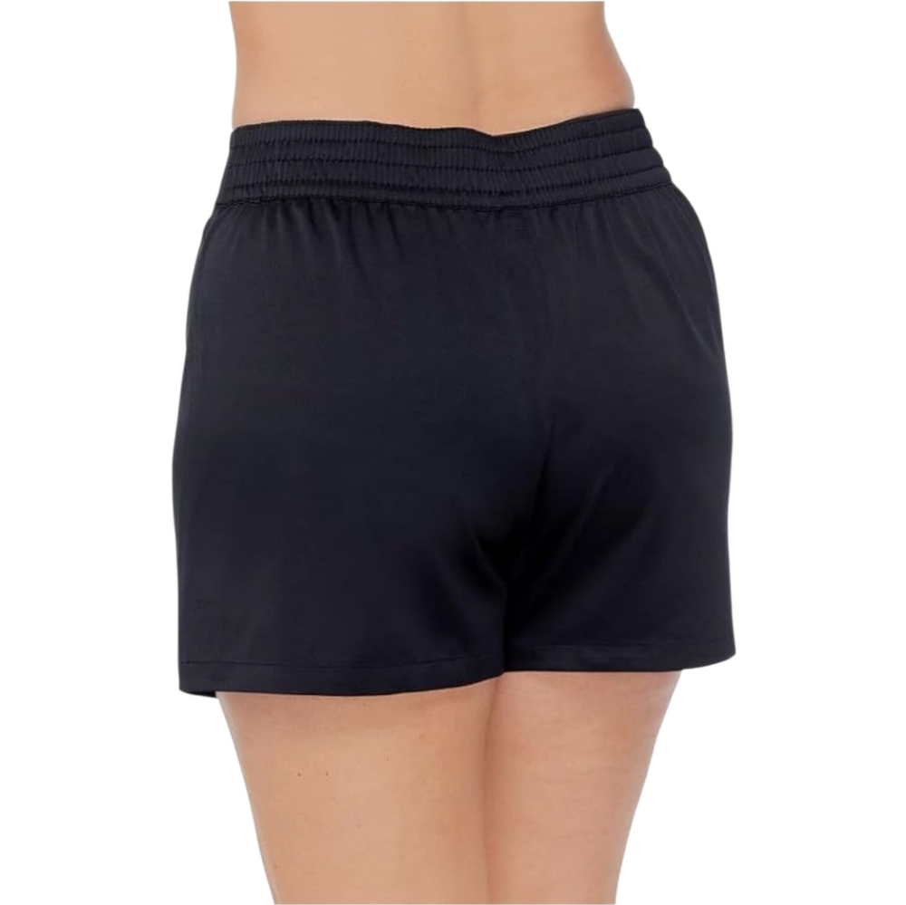 Island Escape Women's Plus Black Beach Board Lace Up Shorts Size 20 - Picture 2 of 12